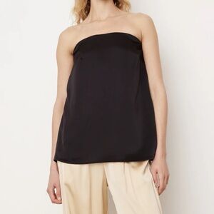 Esse Studio Mono Strapless Black Column Top NWT Size 2